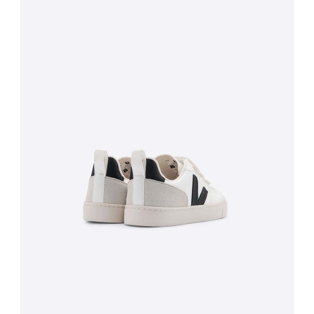 Veja V-10 CWL Kids' Shoes White/Black | CA 773ZUT